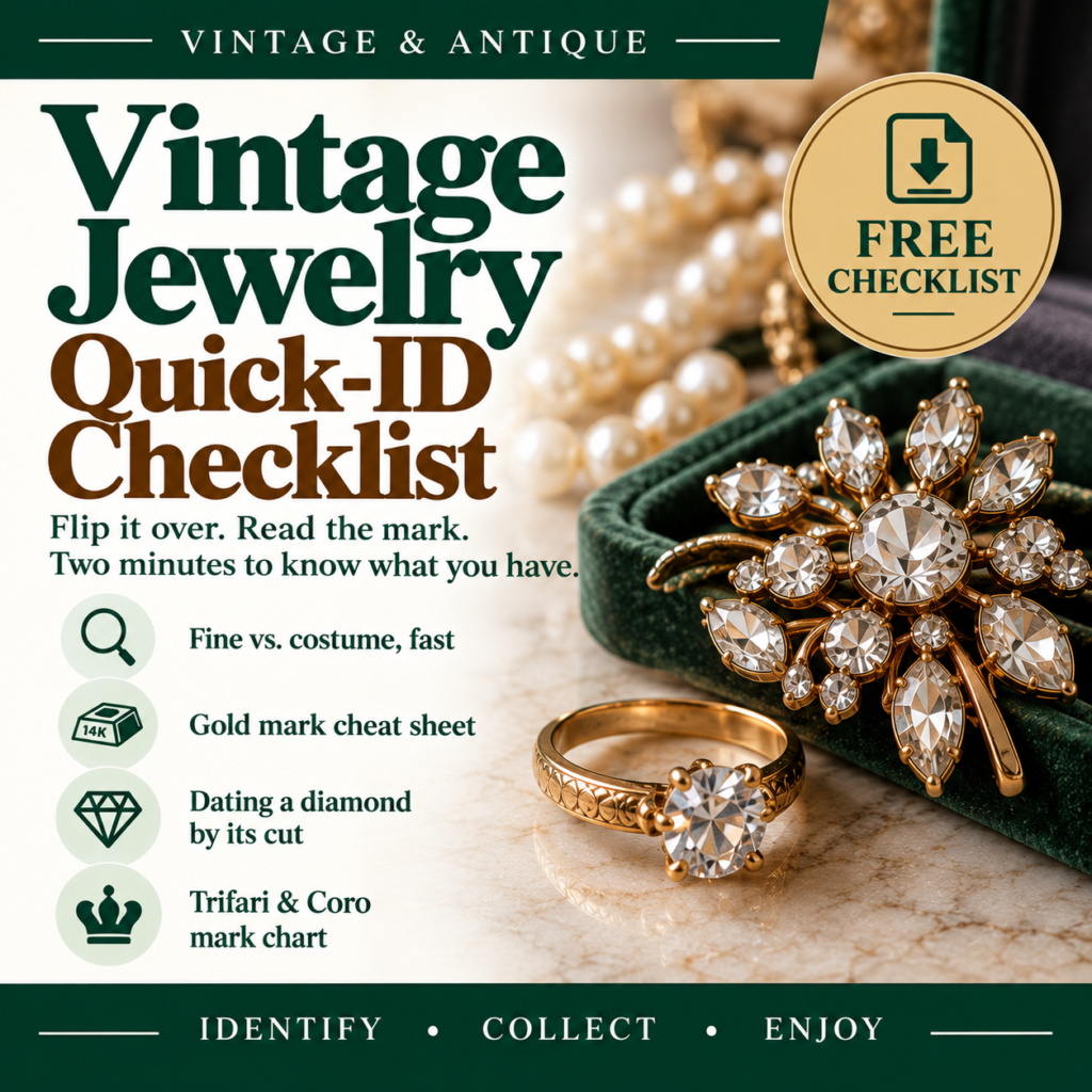 vintage jewelry checklist side banner